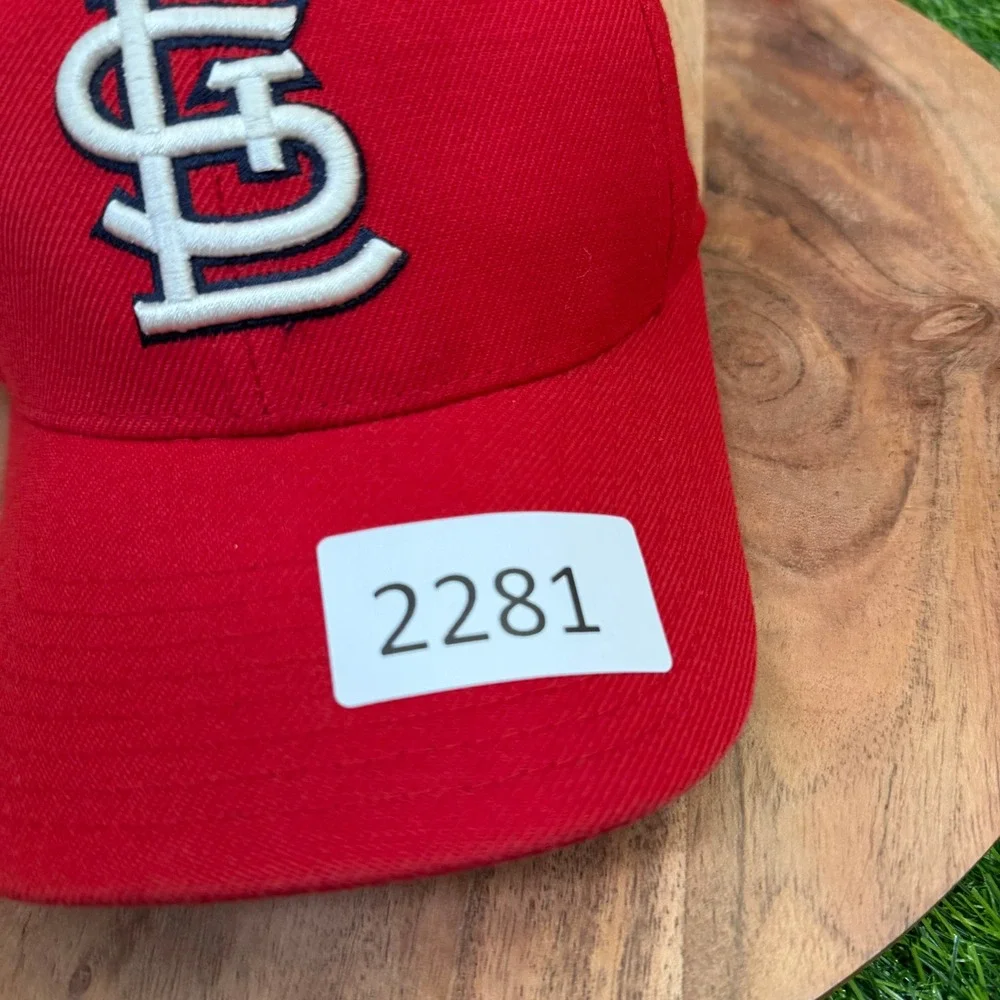 Puma Logo Athletic St Louis Cardinals Snapback Hat Mens One Size Fits All Red